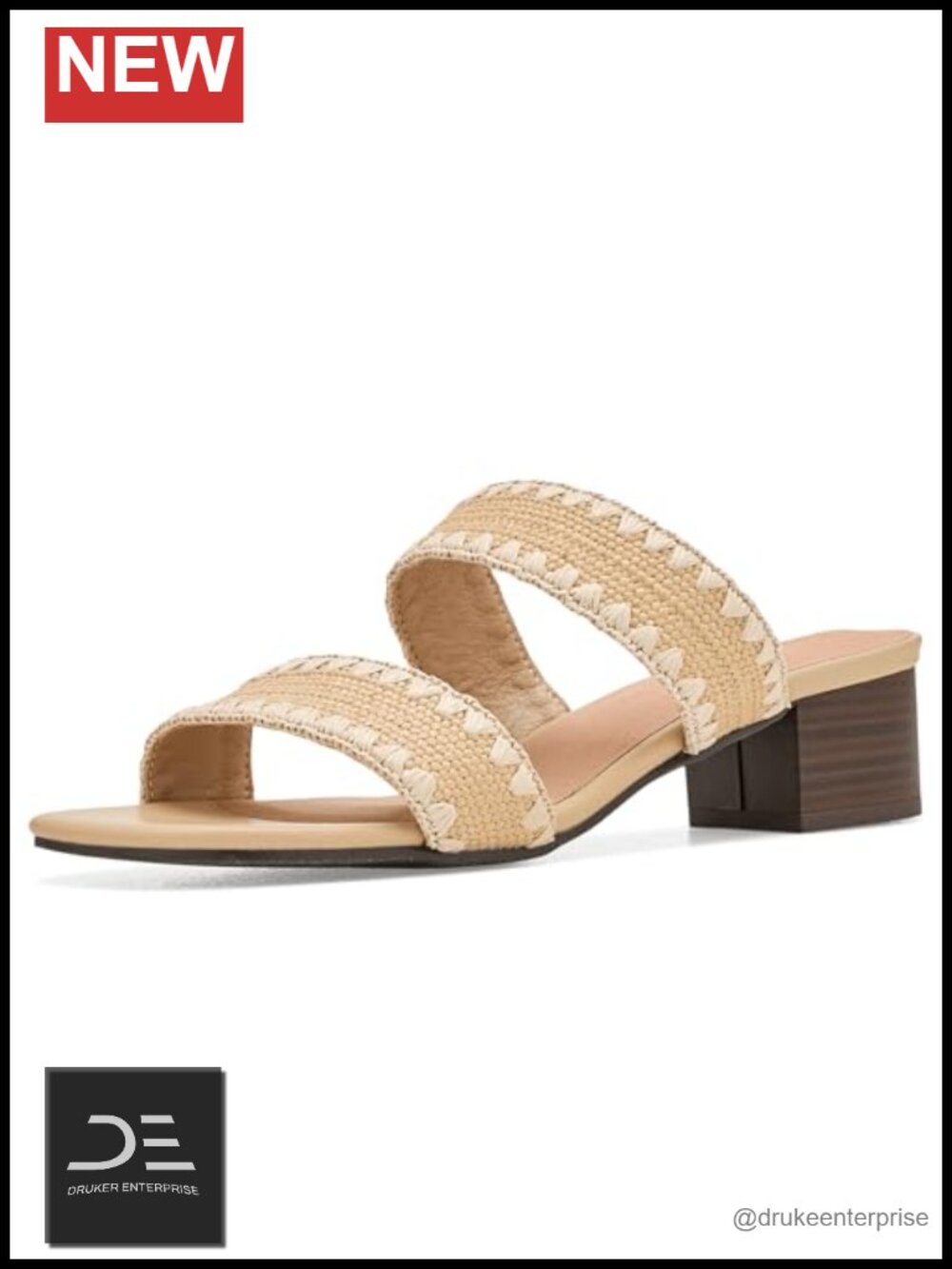 Seychelles Maui Slide Sandals Faux Leather Block Heel
